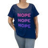 NOPE Plus Size Tee