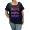 NOPE Plus Size Tee